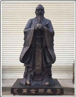 1.9米铸铜孔子