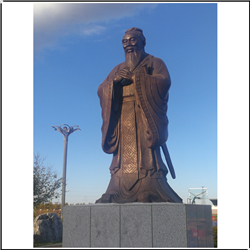 ?公园文化广场孔子铜像
